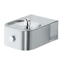 Soft Sides Single Ada Fountain Bottle Filler Prepped Non-Filtered Non-Refrigerated Stainless, EDFP214FC