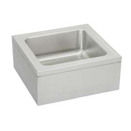 Stainless Steel 25" X 23" X 8" Single Bowl Floor Mount Service Sink Package W/Drain, EFS2523C