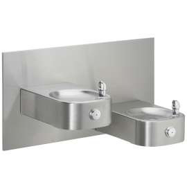 Soft Sides Heavy Duty Bi-Level Fountain Surface Mounting Non-Filtered Non-Refrigerated Stainless, EHWM217C
