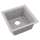 Quartz Classic 15-3/4" X 15-3/4" X 7-11/16" Single Bowl Dual Mount Bar Sink Greystone, ELG1616GS0
