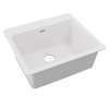 Quartz Classic 25" X 22" X 9-1/2" Single Bowl Drop-In Sink White, ELG2522WH0