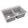 Quartz Classic 33" X 22" X 9-1/2" Equal Double Bowl Drop-In Sink Greystone, ELG3322GS0