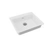 Quartz Classic 25" X 22" X 5-1/2" Single Bowl Drop-In Ada Sink With Perfect Drain(R) White, ELGAD2522PDWH0