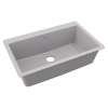 Quartz Classic 33" X 20-7/8" X 9-7/16" Single Bowl Drop-In Sink Greystone, ELGR13322GS0