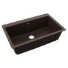 Quartz Classic 33" X 20-7/8" X 9-7/16" Single Bowl Drop-In Sink Mocha, ELGR13322MC0