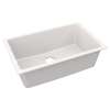 Quartz Classic 29-1/2" X 18-3/4" X 9-1/2", Single Bowl Undermount Sink, White, ELGRU13022WH0