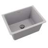 Quartz Classic 25" X 18-1/2" X 11-13/16" Undermount Laundry Sink With Perfect Drain(R) Greystone, ELGU251912PDGS0