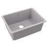 Quartz Classic 24-5/8" X 18-1/2" X 9-1/2" Single Bowl Undermount Sink Greystone, ELGU2522GS0