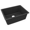 Quartz Classic 24-5/8" X 18-1/2" X 9-1/2" Single Bowl Undermount Sink, Matte Black, ELGU2522MB0