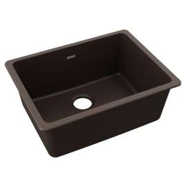 Quartz Classic 24-5/8" X 18-1/2" X 9-1/2" Single Bowl Undermount Sink Mocha, ELGU2522MC0