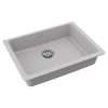 Quartz Classic 25" X 18-1/2" X 5-1/2" Single Bowl Undermount Ada Sink With Perfect Drain(R) Greystone, ELGUAD2519PDGS0