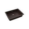 Quartz Classic 25" X 18-1/2" X 5-1/2" Single Bowl Undermount Ada Sink With Perfect Drain(R) Mocha, ELGUAD2519PDMC0