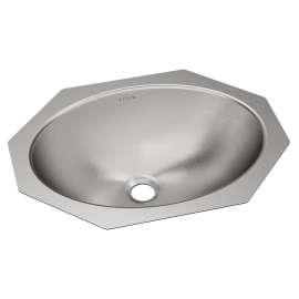 Asana Stainless Steel 18" X 14" X 6" Single Bowl Undermount Bathroom Sink, ELUH1511