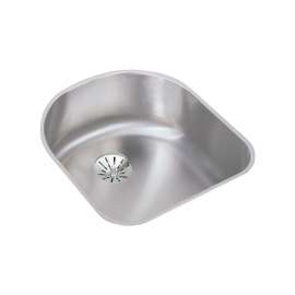 Lustertone Classic Stainless Steel 18-1/2" X 20" X 7-1/2" Single Bowl Undermount Sink With Perfect Drain(R), ELUH1716PD
