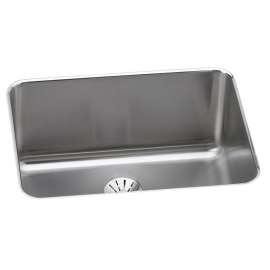 Lustertone Classic Stainless Steel 25-1/2" X 19-1/4" X 10" Single Bowl Undermount Sink With Perfect Drain(R), ELUH231710PD