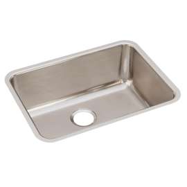 Lustertone Classic Stainless Steel 25-1/2" X 19-1/4" X 10" Single Bowl Undermount Sink, ELUH231710