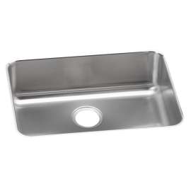 Lustertone Classic Stainless Steel 25-1/2" X 19-1/4" X 8" Single Bowl Undermount Sink, ELUH2317