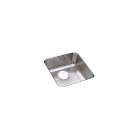 Lustertone Classic Stainless Steel 14-1/2" X 14-1/2" X 4-3/8" Single Bowl Undermount Ada Sink, ELUHAD121245