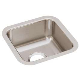Lustertone Classic Stainless Steel, 14-1/2" X 14-1/2" X 4-7/8" Single Bowl Undermount Ada Sink, ELUHAD121250