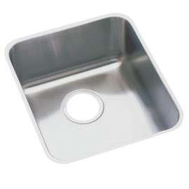 Lustertone Classic Stainless Steel 16" X 18-1/2" X 4-3/8" Single Bowl Undermount Ada Sink, ELUHAD131645