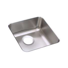 Lustertone Classic Stainless Steel 16-1/2" X 16-1/2" X 4-3/8" Single Bowl Undermount Ada Sink, ELUHAD141445