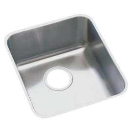Lustertone Classic Stainless Steel 18-1/2" X 18-1/2" X 4-7/8" Single Bowl Undermount Ada Sink, ELUHAD161650