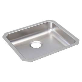 Lustertone Classic Stainless Steel 21-1/2" X 18-1/2" X 4-3/8" Single Bowl Undermount Ada Sink, ELUHAD191645