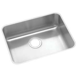 Lustertone Classic Stainless Steel 23-1/2" X 18-1/4" X 4-7/8" Single Bowl Undermount Ada Sink, ELUHAD211550