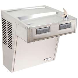 Wall Mount Mechanical Activation Ada Cooler Non-Filtered Refrigerated Stainless, EMABF8S
