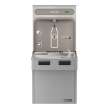 Ezh2O Bottle Filling Station With Mechanically Activated Bi-Level Ada Cooler Non-Filtered Refrigerated Light Gray, EMABFTL8WSLK