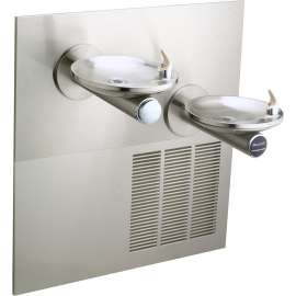 Swirlflo Hands-Free Activation Bi-Level Ada Fountain With Mounting Frame Hands-Free Non-Filtered Refrigerated Stainless, ENOBM28K