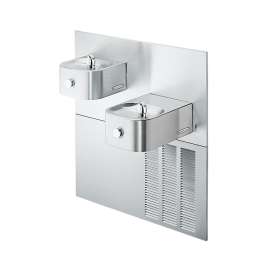 Soft Sides Bi-Level Ada Fountain Non-Filtered Refrigerated Stainless, ERFP28K