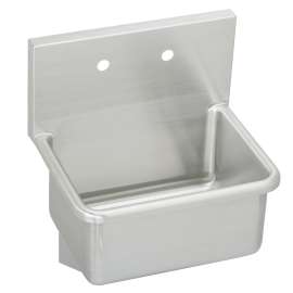 Stainless Steel 23" X 18-1/2" X 12 Wall Hung 2-Hole Service Sink, ESS23192