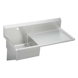 Stainless Steel 49-1/2" X 24" X 10 Wall Hung Service Sink, ESS4924R1