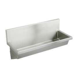 Stainless Steel 48" X 20" X 8" Wall Hung Multiple Station Hand Wash Sink, EWMA48200