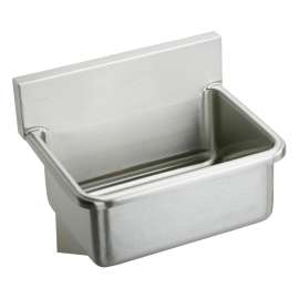 Stainless Steel 25" X 19.5" X 10-1/2" Wall Hung Single Bowl Hand Wash Sink, EWS25200