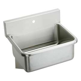 Stainless Steel 31" X 19.5" X 10-1/2" Wall Hung Single Bowl Hand Wash Sink, EWS31201
