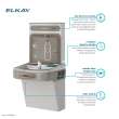 Ezh2O Bottle Filling Station With Single Ada Cooler Hands Free Activation Non-Filtered Refrigerated Light Gray, EZO8WSLK