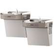 Dual Hands-Free Activation Bi-Level Ada Cooler Non-Filtered Refrigerated Light Gray, EZOOSTL8LC