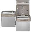 Ezh2O Bottle Filling Station With Bi-Level Ada Cooler Hands Free Activation Non-Filtered Refrigerated Stainless, EZOTL8WSSK