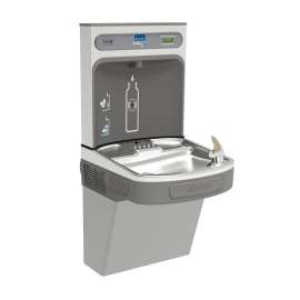Ezh2O Bottle Filling Station With Single Ada Cooler Non-Filtered Refrigerated Light Gray 220V, EZS8WSL2K