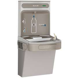 Ezh2O Bottle Filling Station With Single Ada Cooler Non-Filtered Non-Refrigerated Light Gray, EZSDWSLK
