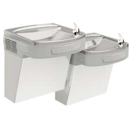 Versatile Wall Mount Bi-Level Ada Cooler Non-Filtered Refrigerated Stainless, EZSTL8SC