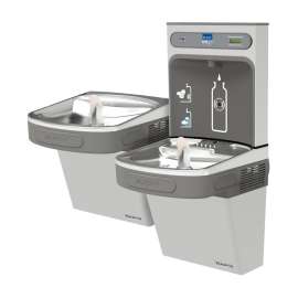Ezh2O Bottle Filling Station With Versatile Bi-Level Ada Cooler Non-Filtered Refrigerated Stainless 220V, EZSTL8WSS2K