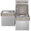 Ezh2O Bottle Filling Station & Versatile Bi-Level Ada Cooler Non-Filtered Refrigerated Stainless, EZSTL8WSSK