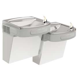 Wall Mount Versatile Bi-Level Ada Cooler Non-Filtered Non-Refrigerated Stainless, EZSTLDDSC