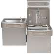 Ezh2O Bottle Filling Station & Versatile Bi-Level Ada Cooler Non-Filtered Non-Refrigerated Light Gray, EZSTLDDWSLK