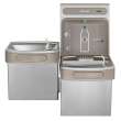 Ezh2O Bottle Filling Station & Versatile Bi-Level Ada Cooler Non-Filtered Non-Refrigerated Stainless, EZSTLDDWSSK