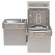 Ezh2O Bottle Filling Station & Versatile Bi-Level Ada Vandal-Resistant Cooler Non-Filtered Non-Refrigerated Light Gray, EZSTLDDWSVRLK