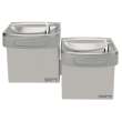 Wall Mount Bi-Level Versatile Ada Cooler Non-Filtered Refrigerated Light Gray Granite, EZSTLG8LC
